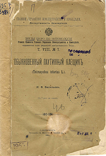 Обыкновенный паутинный клещик (Tetranychus telarius L.)